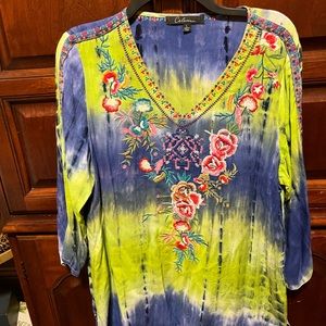 Tie dyed tunic